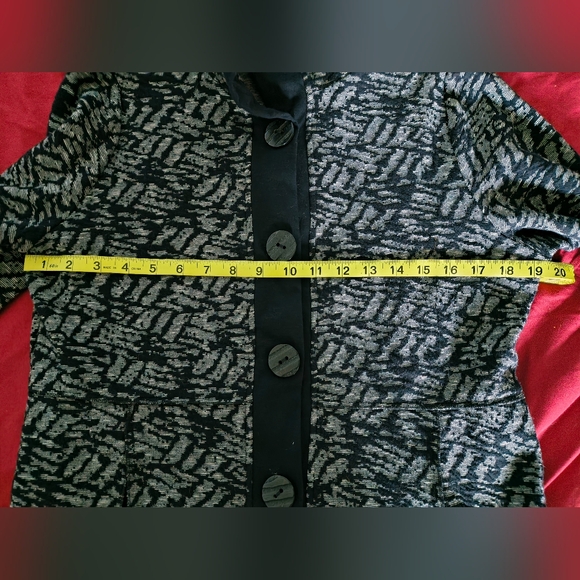 Habitat Black And Gray Knit Jacket - Picture 3 of 7